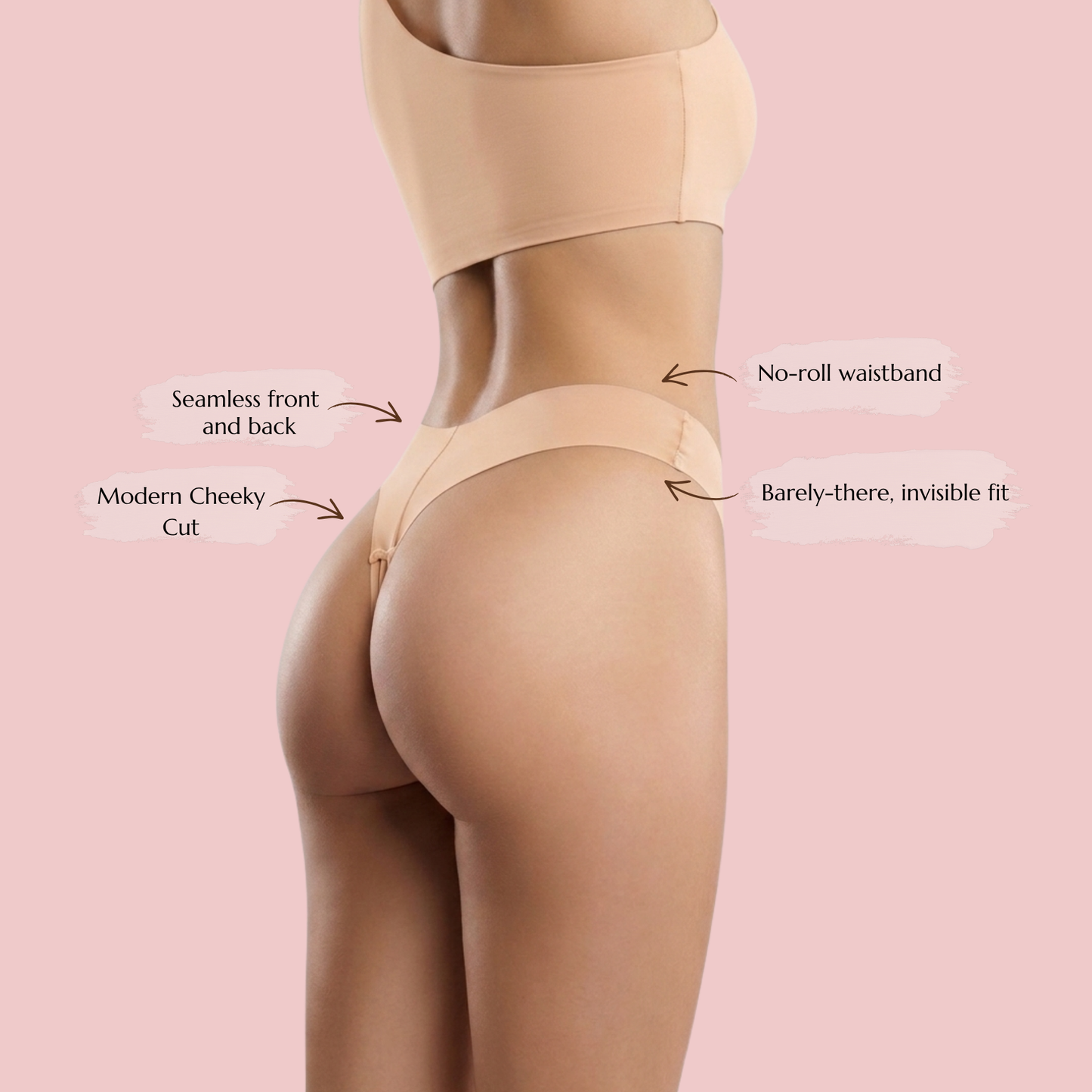 Nude Anti-Camel toe Underwear