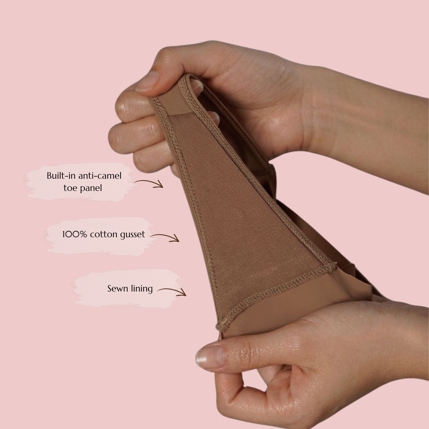Clay Anti-Camel toe Underwear