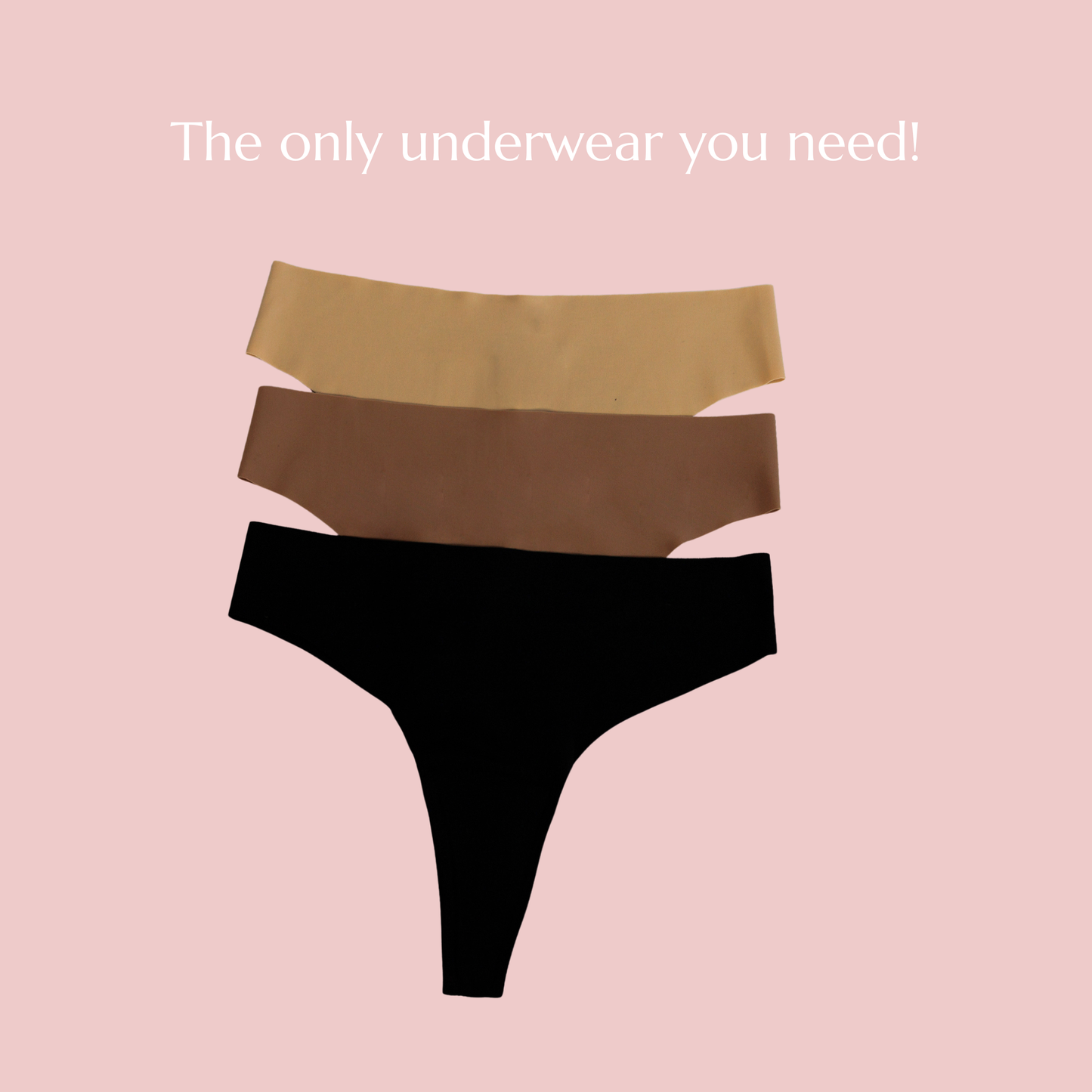 Trio Pack Anti-Camel Toe Underwear (FREE SHIPPING)